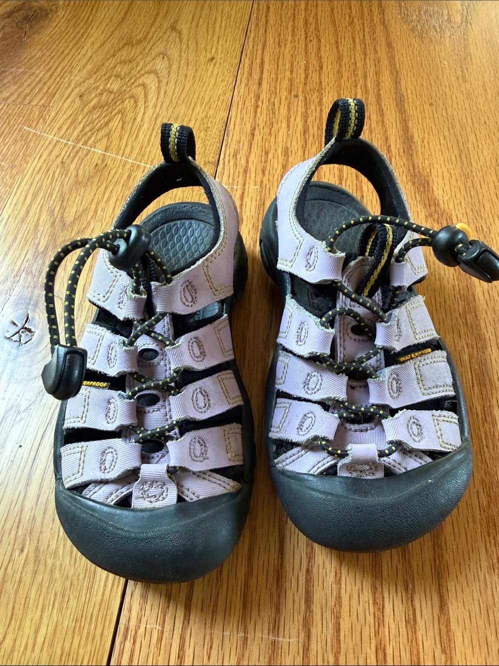 Keen Kids Lavender and Black Closed-Toe Sandals
